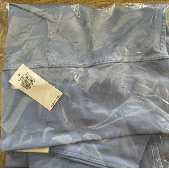 Old Navy Women's Blue High-Waisted PowerSoft 7/8 Pocket Active Leggings Sz Large - Picture 2 of 7